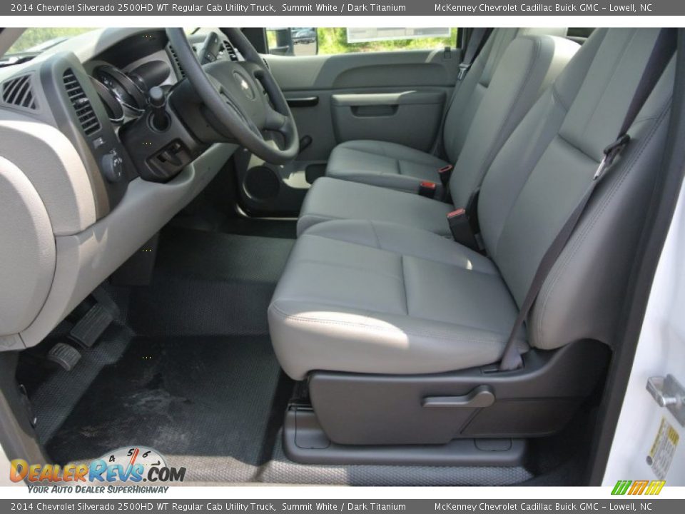 2014 Chevrolet Silverado 2500HD WT Regular Cab Utility Truck Summit White / Dark Titanium Photo #8