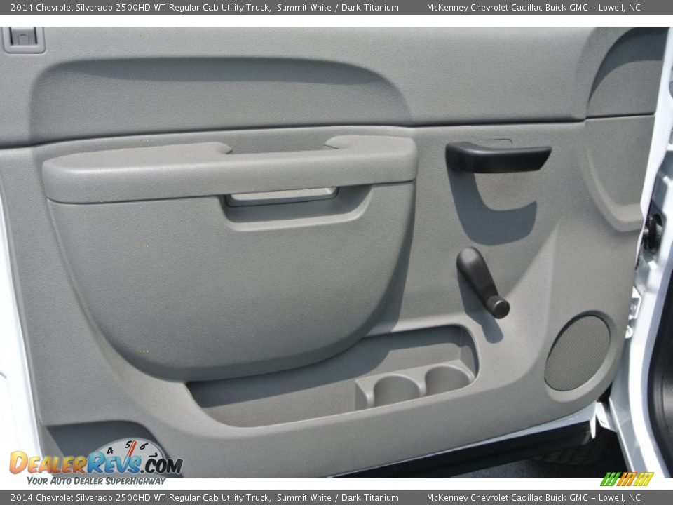 2014 Chevrolet Silverado 2500HD WT Regular Cab Utility Truck Summit White / Dark Titanium Photo #9