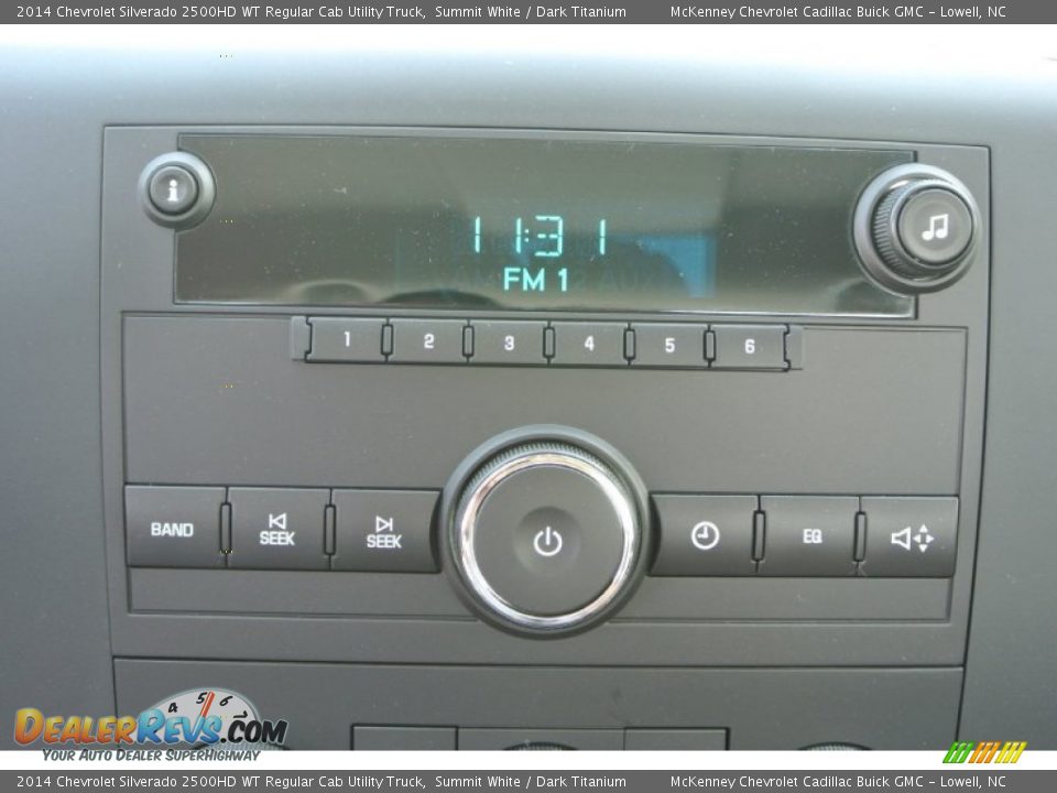 Audio System of 2014 Chevrolet Silverado 2500HD WT Regular Cab Utility Truck Photo #12