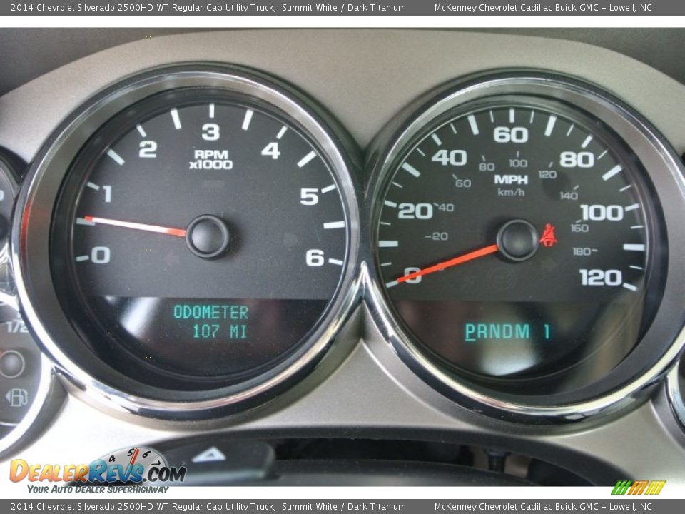2014 Chevrolet Silverado 2500HD WT Regular Cab Utility Truck Summit White / Dark Titanium Photo #14