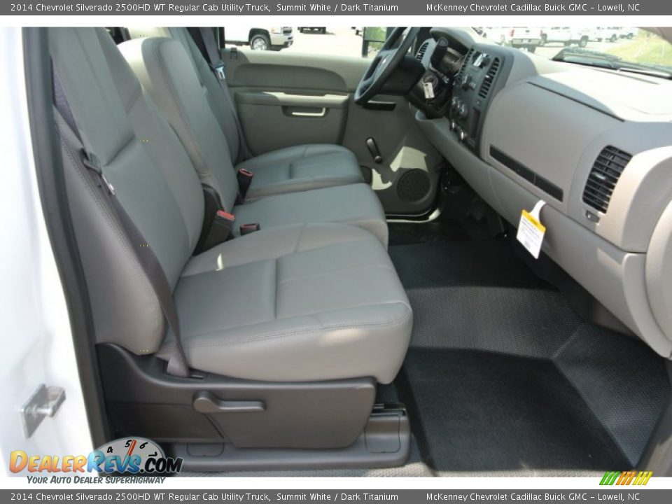 2014 Chevrolet Silverado 2500HD WT Regular Cab Utility Truck Summit White / Dark Titanium Photo #16