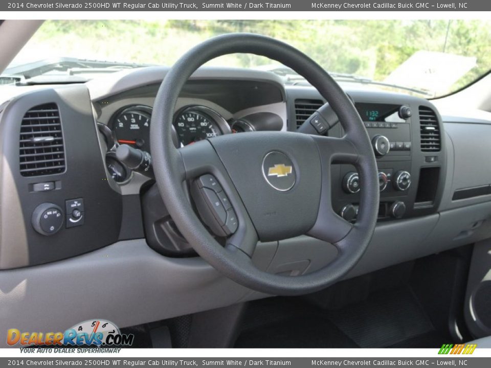 2014 Chevrolet Silverado 2500HD WT Regular Cab Utility Truck Summit White / Dark Titanium Photo #20