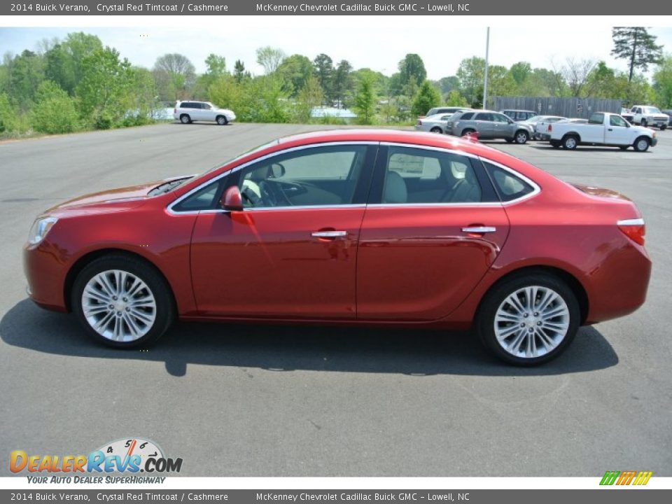 2014 Buick Verano Crystal Red Tintcoat / Cashmere Photo #3