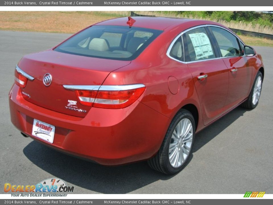 2014 Buick Verano Crystal Red Tintcoat / Cashmere Photo #5