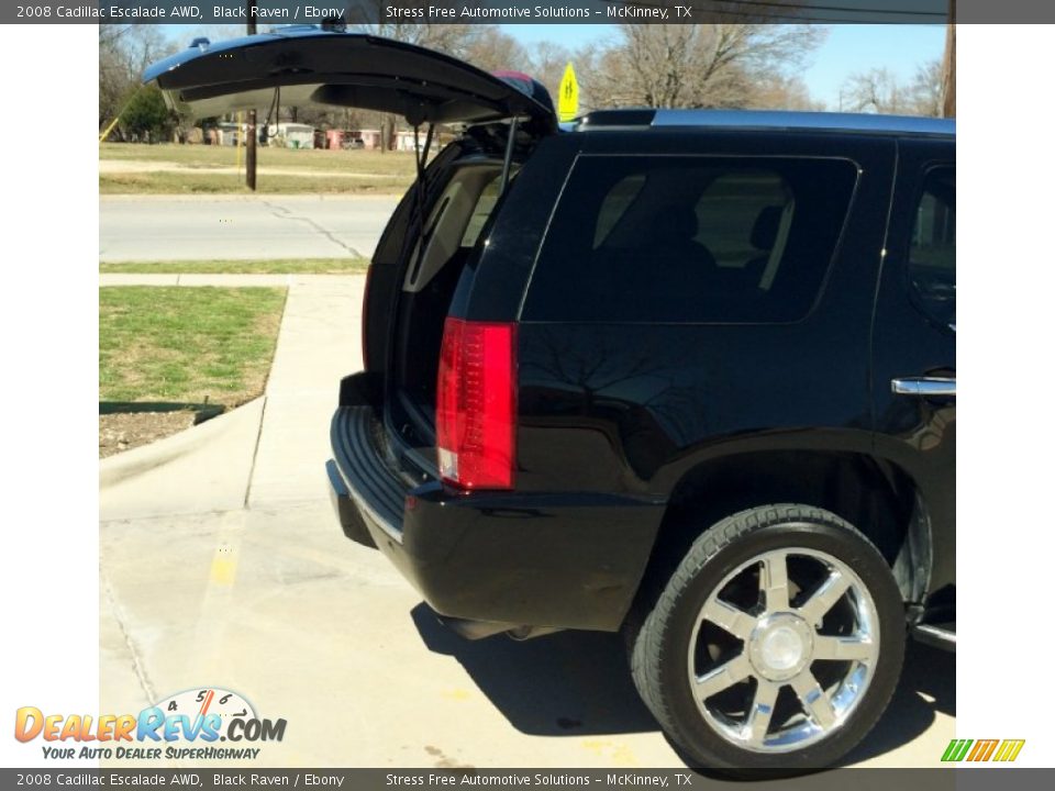 2008 Cadillac Escalade AWD Black Raven / Ebony Photo #2