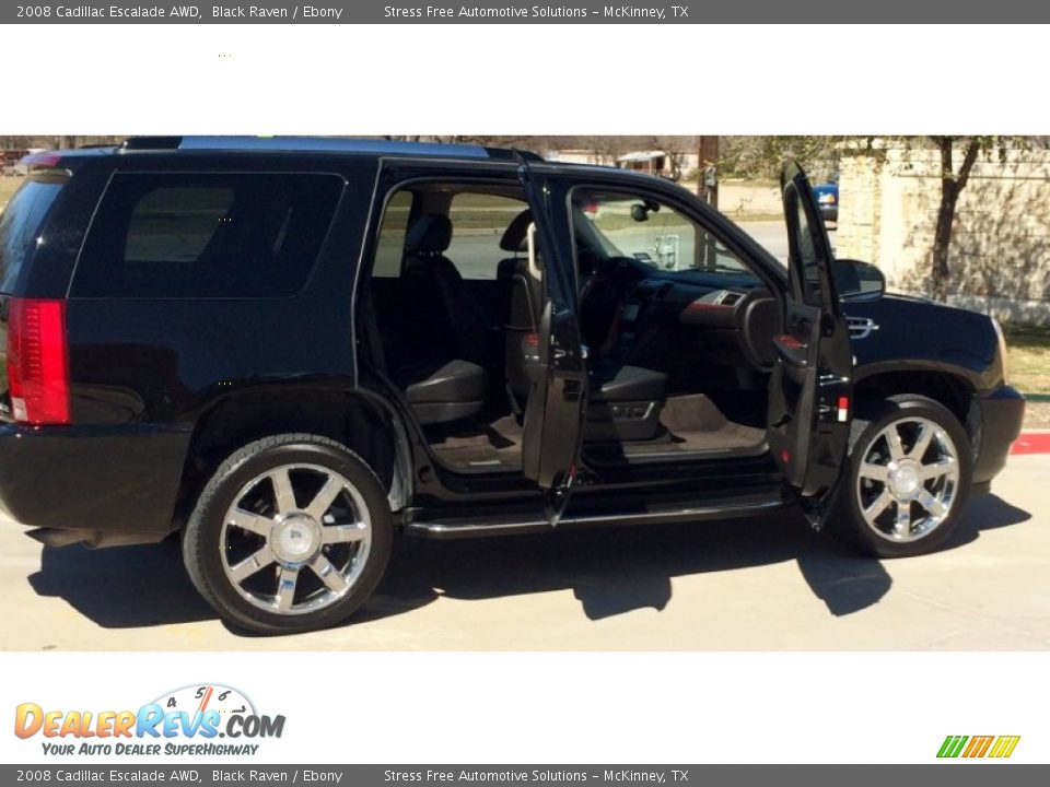 2008 Cadillac Escalade AWD Black Raven / Ebony Photo #3