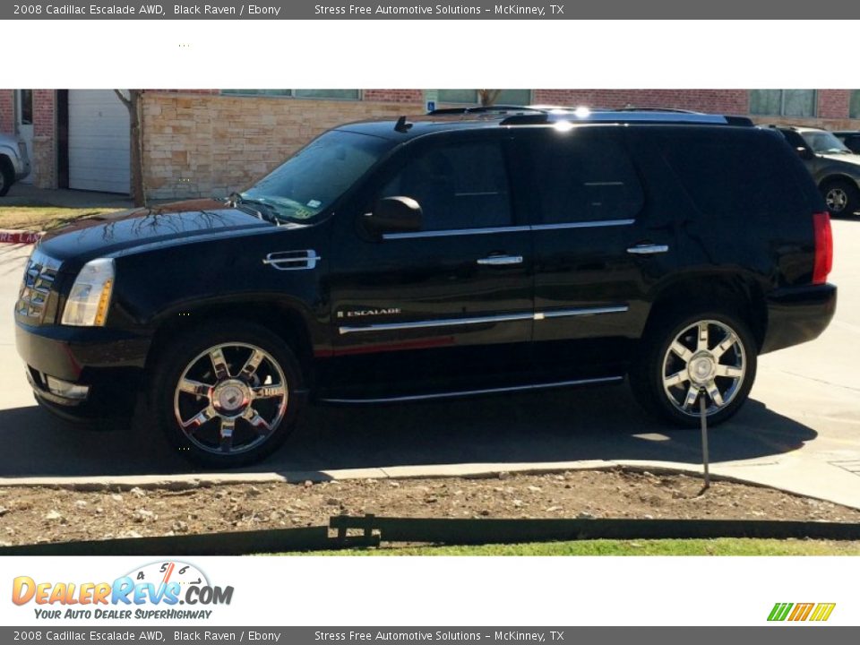 2008 Cadillac Escalade AWD Black Raven / Ebony Photo #5