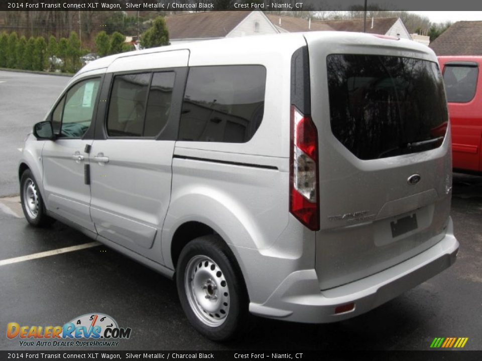Silver Metallic 2014 Ford Transit Connect XLT Wagon Photo #2