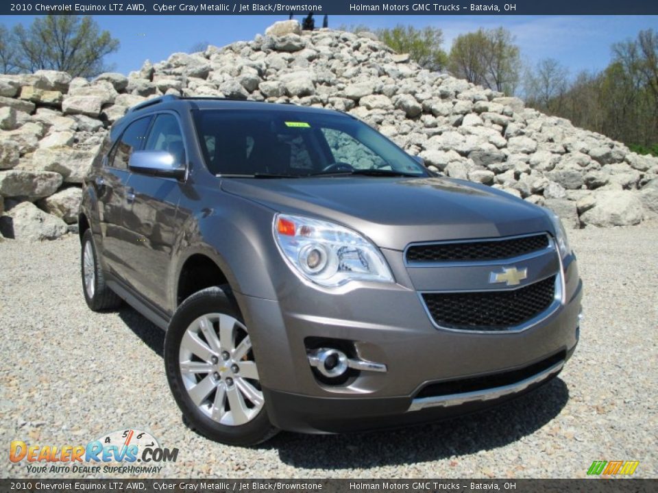2010 Chevrolet Equinox LTZ AWD Cyber Gray Metallic / Jet Black/Brownstone Photo #1