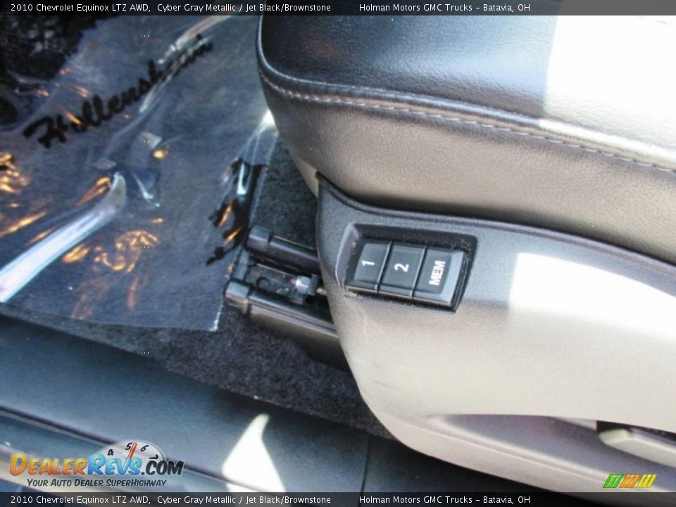2010 Chevrolet Equinox LTZ AWD Cyber Gray Metallic / Jet Black/Brownstone Photo #7