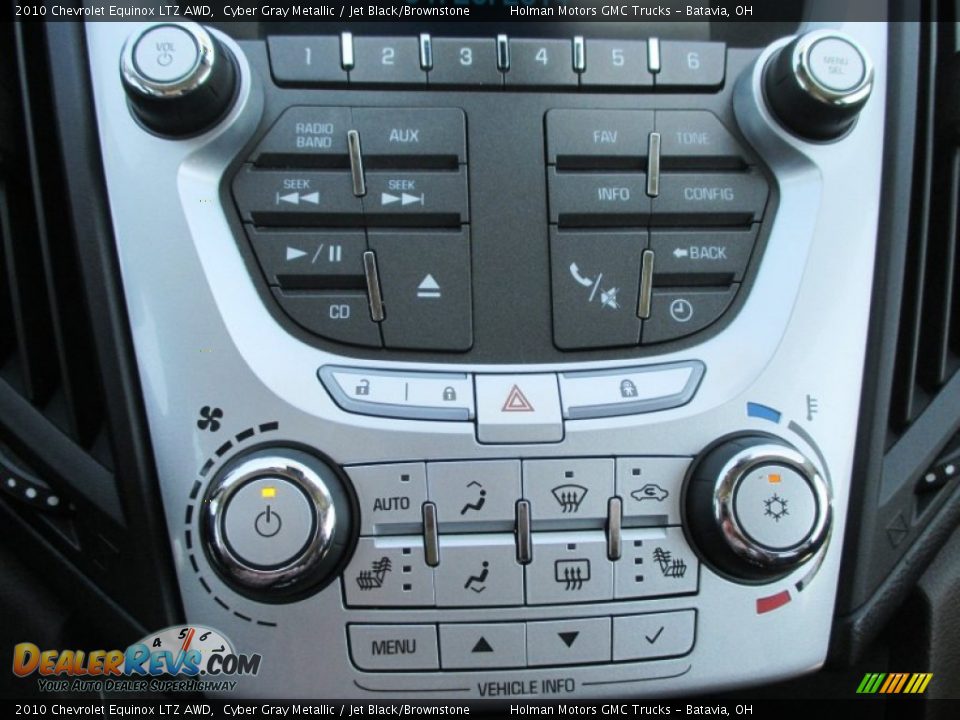 2010 Chevrolet Equinox LTZ AWD Cyber Gray Metallic / Jet Black/Brownstone Photo #10