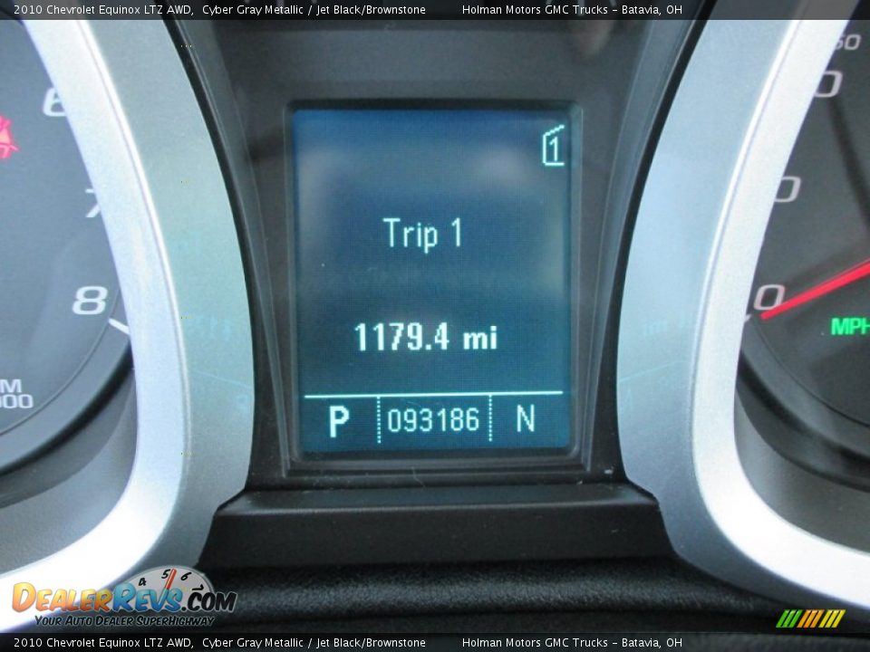 2010 Chevrolet Equinox LTZ AWD Cyber Gray Metallic / Jet Black/Brownstone Photo #16