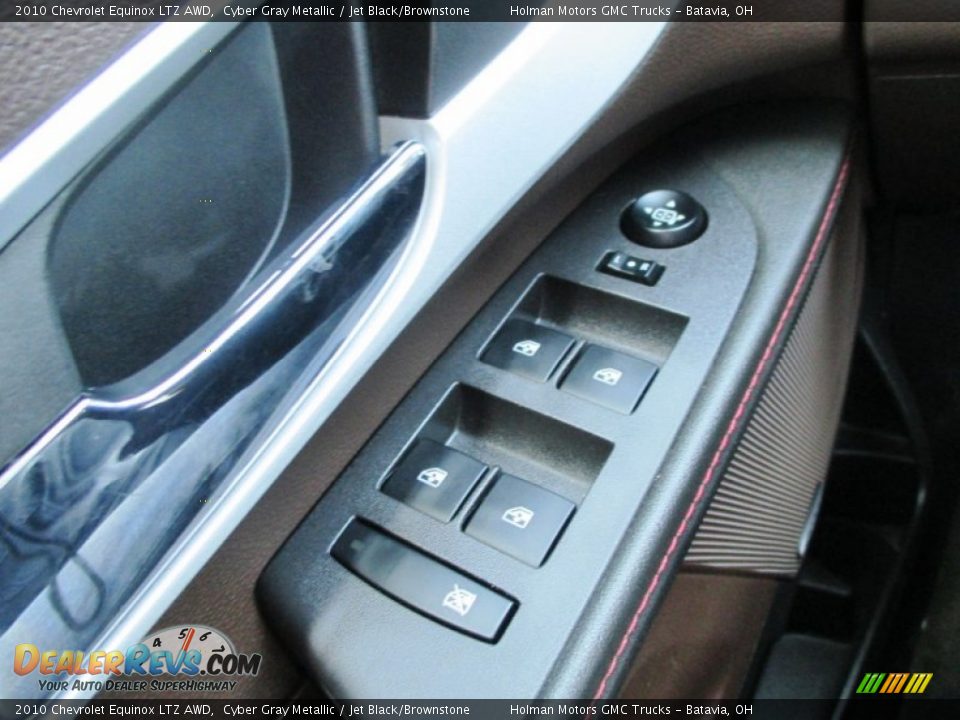 2010 Chevrolet Equinox LTZ AWD Cyber Gray Metallic / Jet Black/Brownstone Photo #17