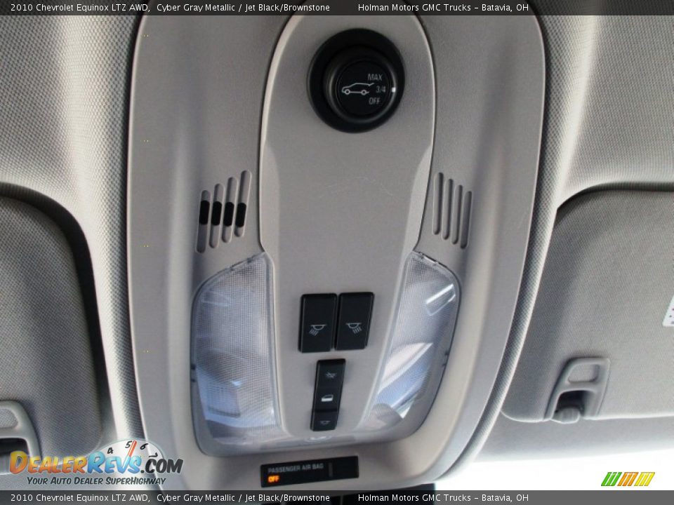2010 Chevrolet Equinox LTZ AWD Cyber Gray Metallic / Jet Black/Brownstone Photo #18