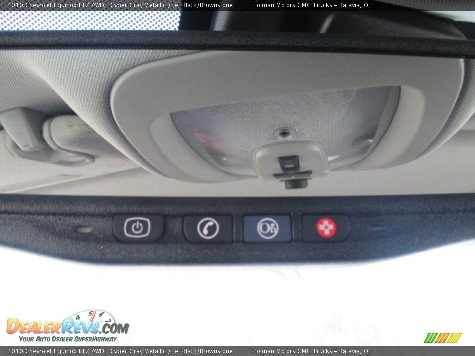 2010 Chevrolet Equinox LTZ AWD Cyber Gray Metallic / Jet Black/Brownstone Photo #19