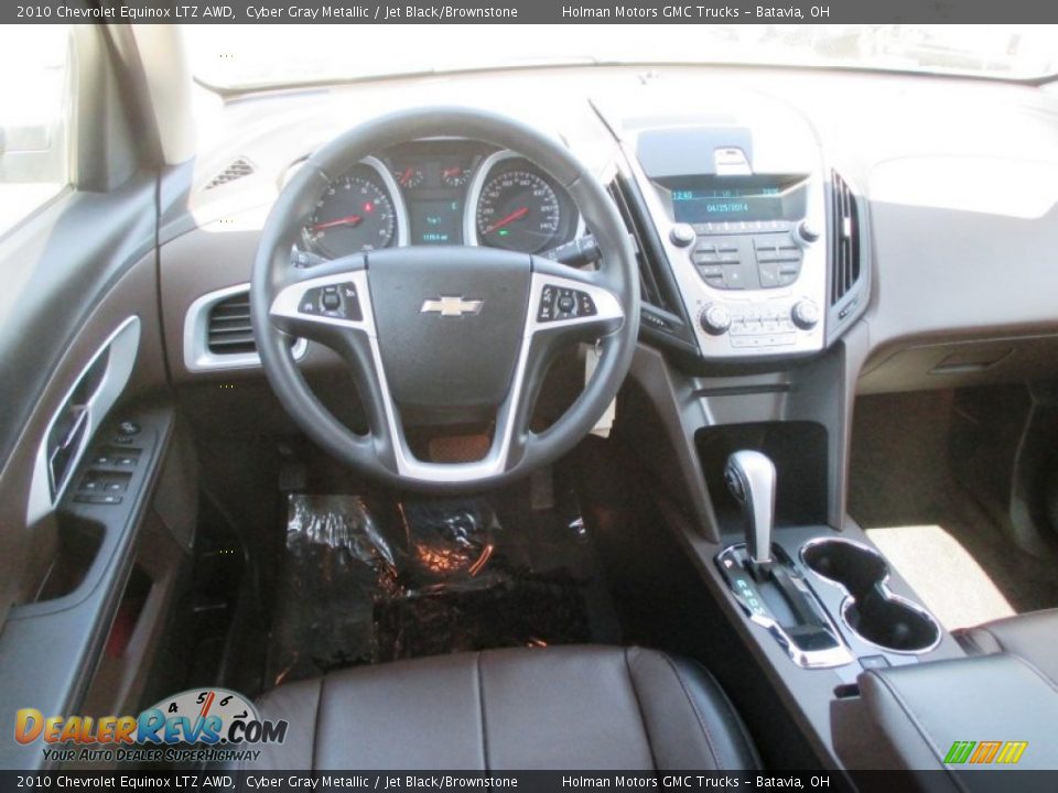 2010 Chevrolet Equinox LTZ AWD Cyber Gray Metallic / Jet Black/Brownstone Photo #20