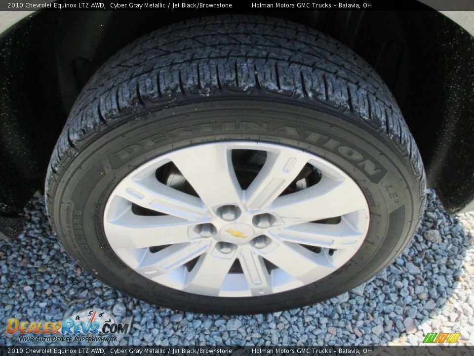 2010 Chevrolet Equinox LTZ AWD Cyber Gray Metallic / Jet Black/Brownstone Photo #22