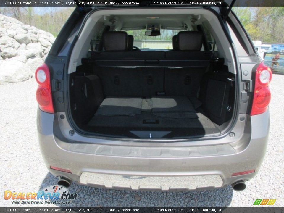 2010 Chevrolet Equinox LTZ AWD Cyber Gray Metallic / Jet Black/Brownstone Photo #25