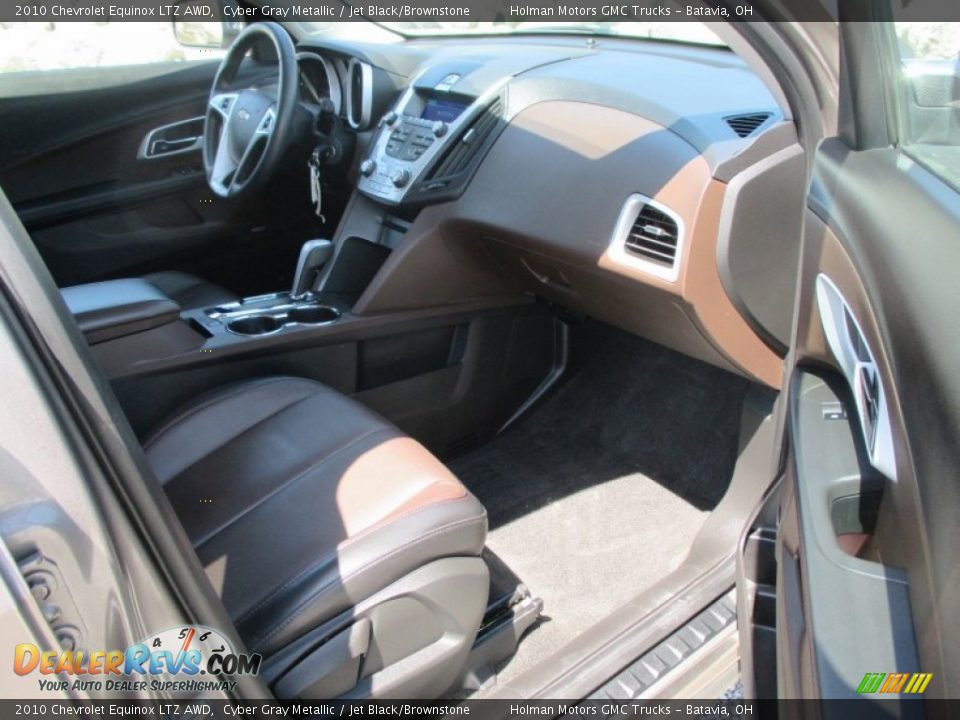 2010 Chevrolet Equinox LTZ AWD Cyber Gray Metallic / Jet Black/Brownstone Photo #31