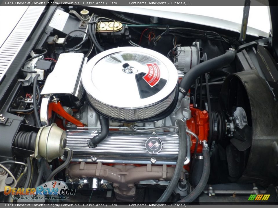 1971 Chevrolet Corvette Stingray Convertible 350 cid OHV 16-Valve LT-1 V8 Engine Photo #18