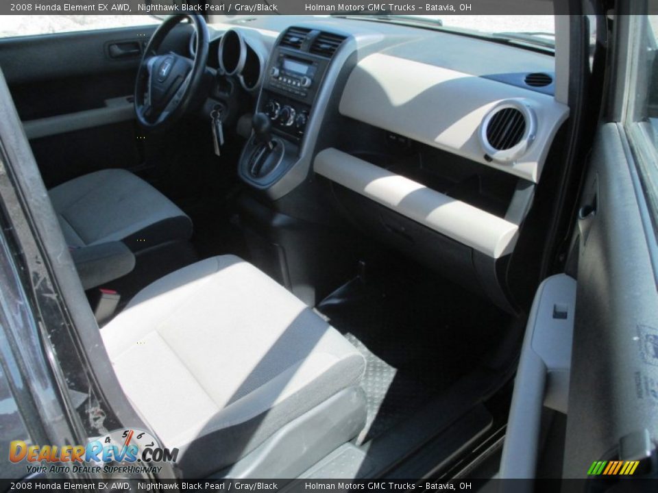 2008 Honda Element EX AWD Nighthawk Black Pearl / Gray/Black Photo #27