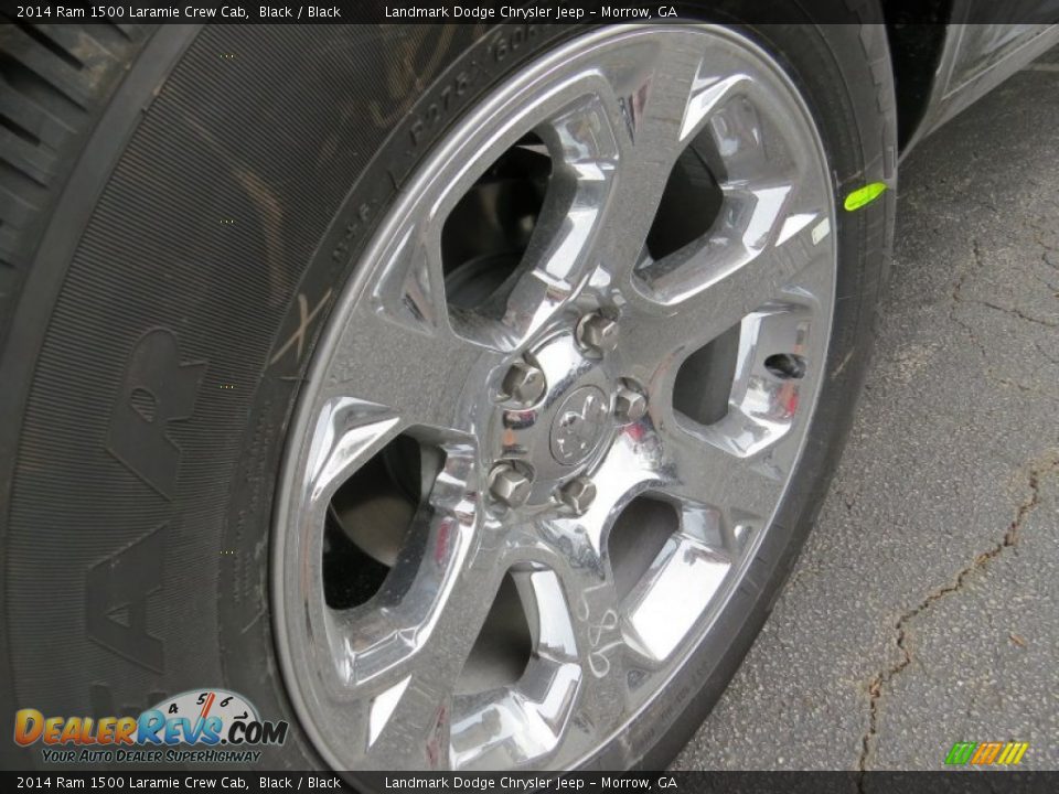2014 Ram 1500 Laramie Crew Cab Black / Black Photo #5
