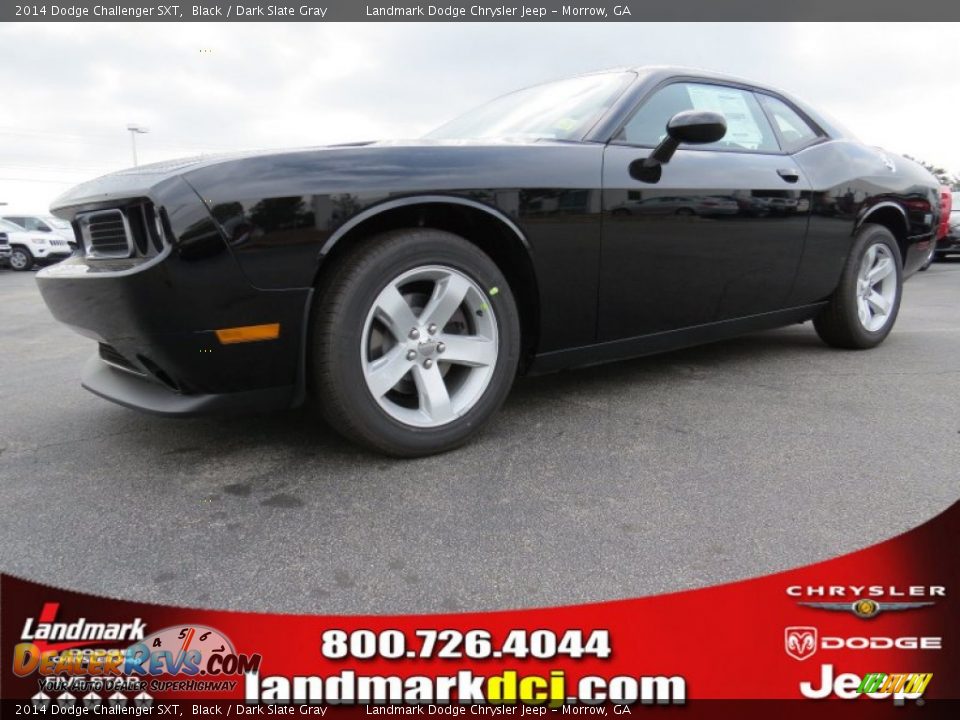 2014 Dodge Challenger SXT Black / Dark Slate Gray Photo #1