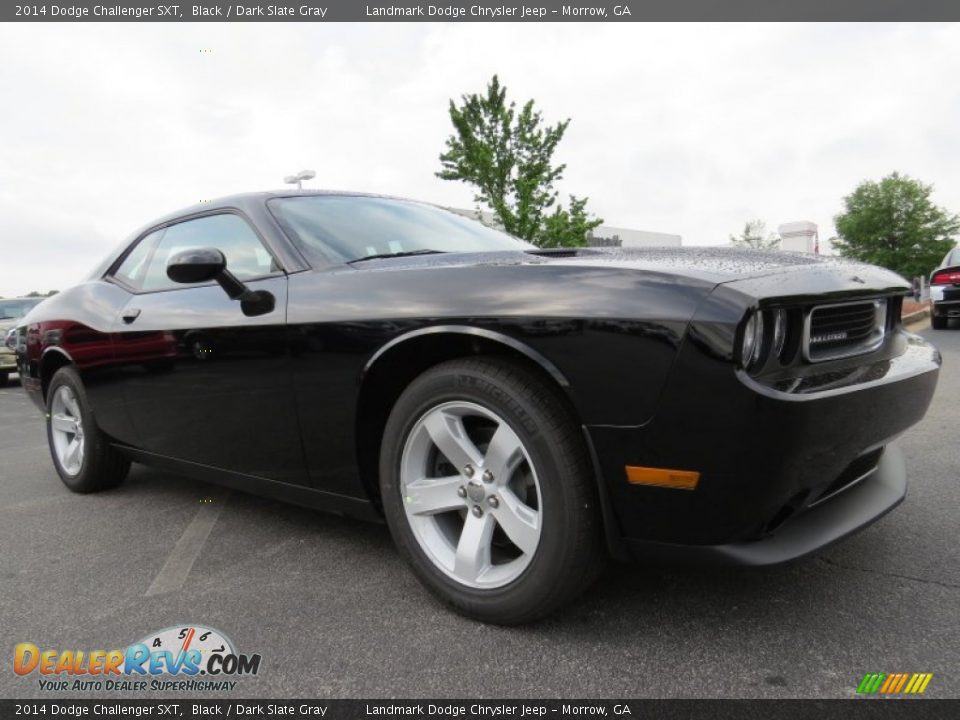 2014 Dodge Challenger SXT Black / Dark Slate Gray Photo #4