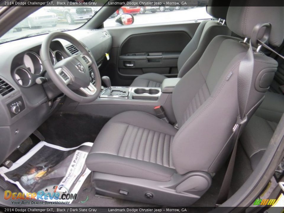 2014 Dodge Challenger SXT Black / Dark Slate Gray Photo #6