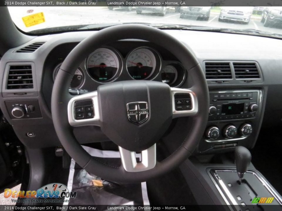 2014 Dodge Challenger SXT Black / Dark Slate Gray Photo #7