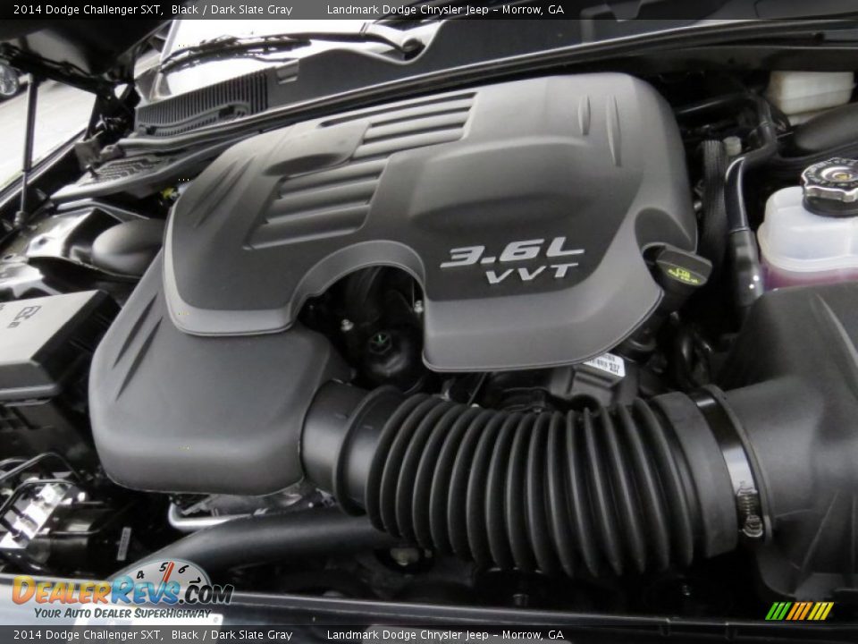 2014 Dodge Challenger SXT Black / Dark Slate Gray Photo #8