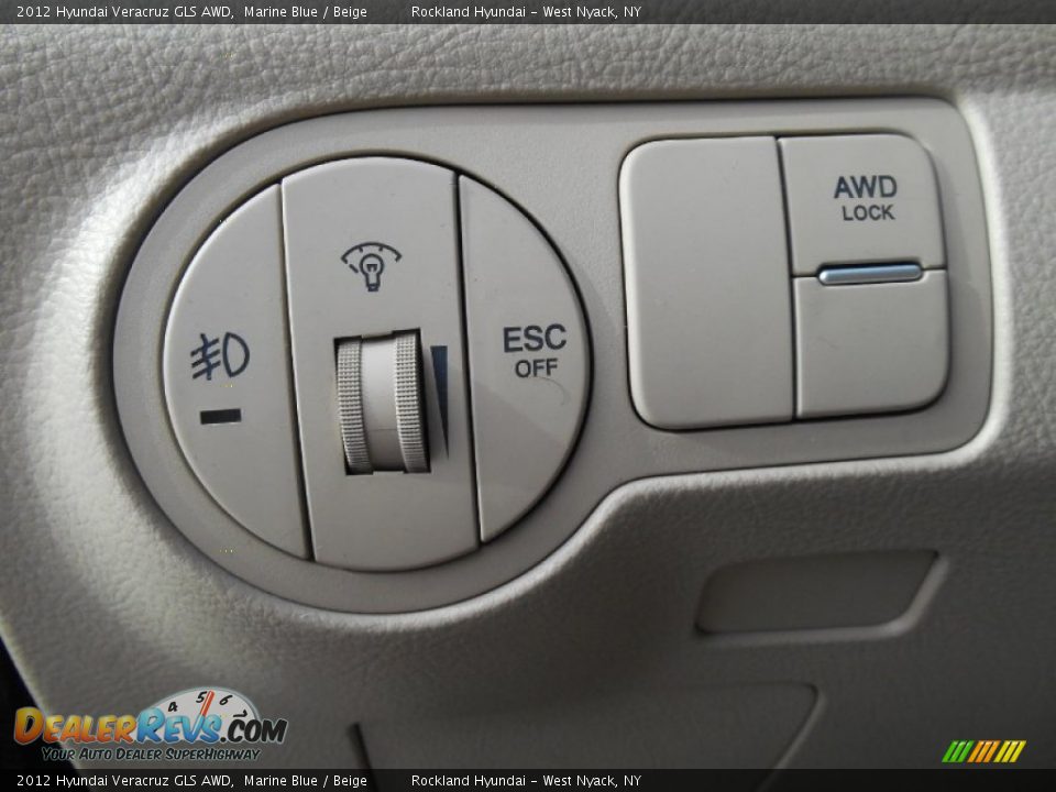 2012 Hyundai Veracruz GLS AWD Marine Blue / Beige Photo #18