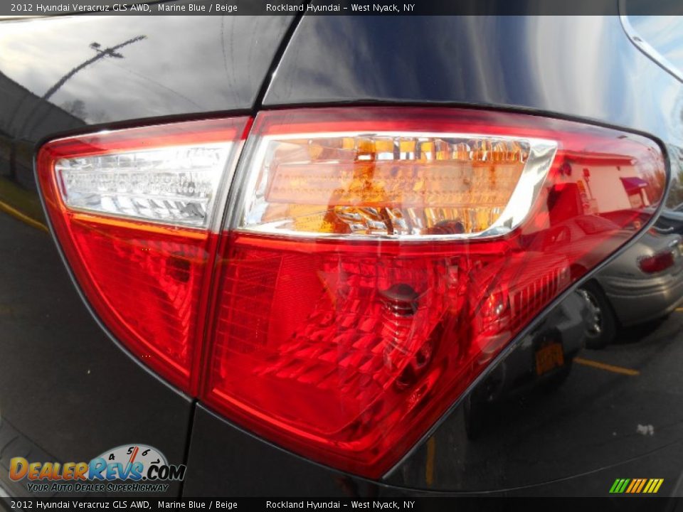 2012 Hyundai Veracruz GLS AWD Marine Blue / Beige Photo #21