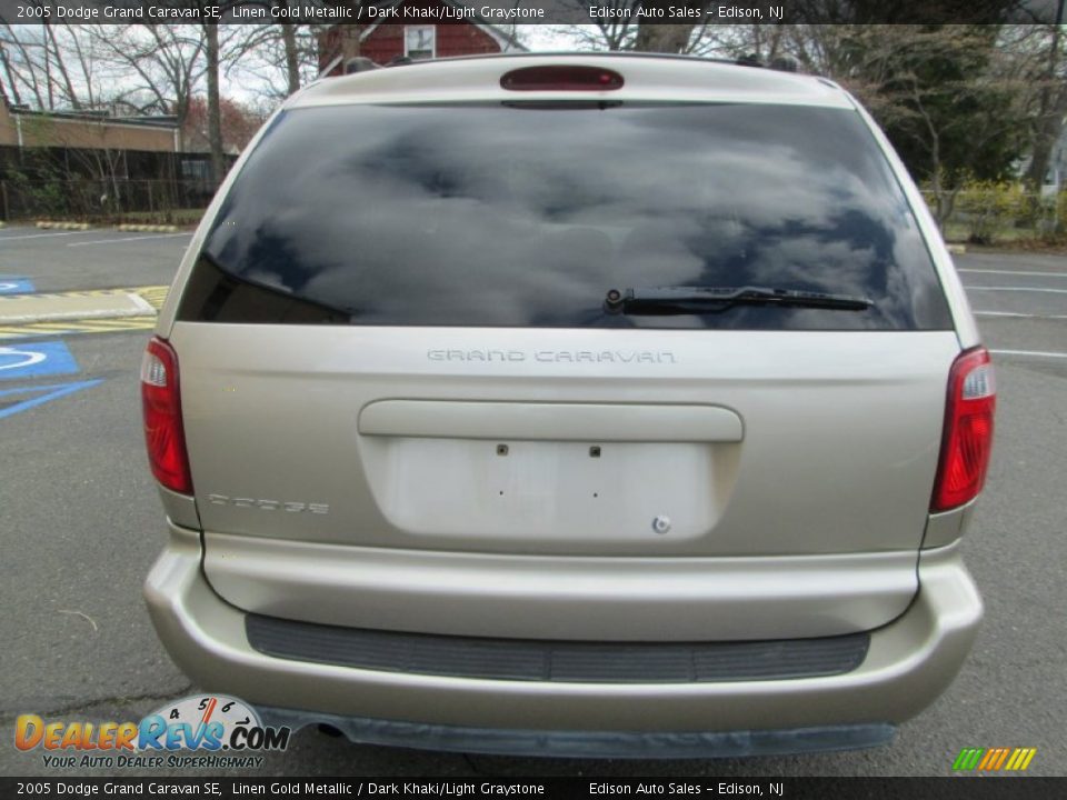 2005 Dodge Grand Caravan SE Linen Gold Metallic / Dark Khaki/Light Graystone Photo #6