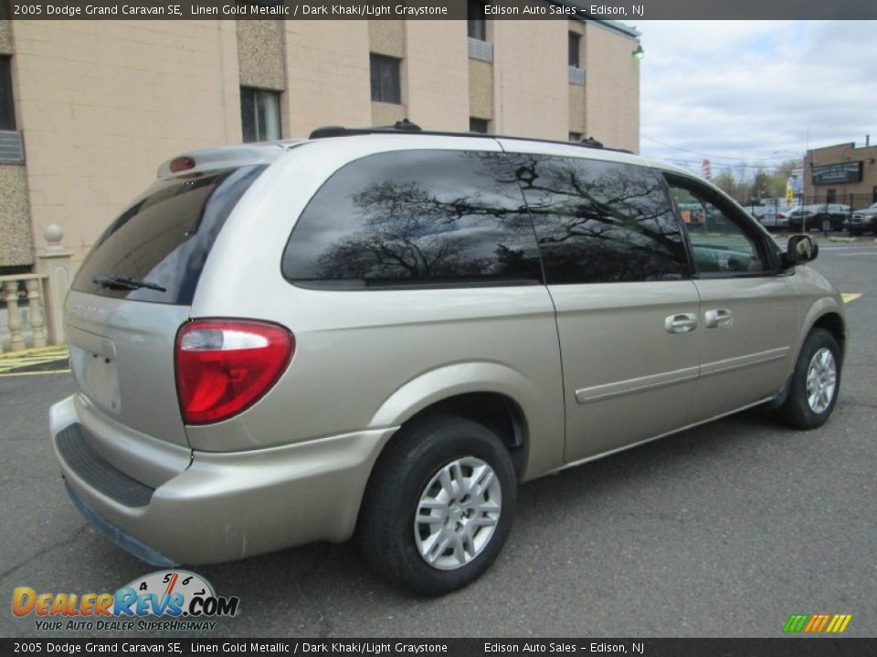 2005 Dodge Grand Caravan SE Linen Gold Metallic / Dark Khaki/Light Graystone Photo #8