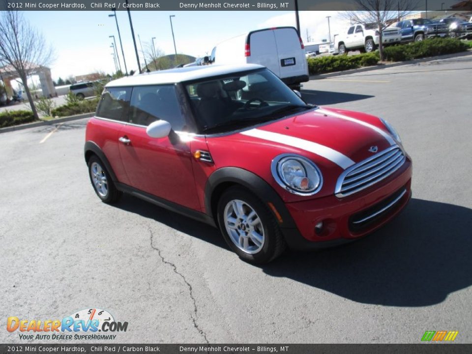 2012 Mini Cooper Hardtop Chili Red / Carbon Black Photo #1