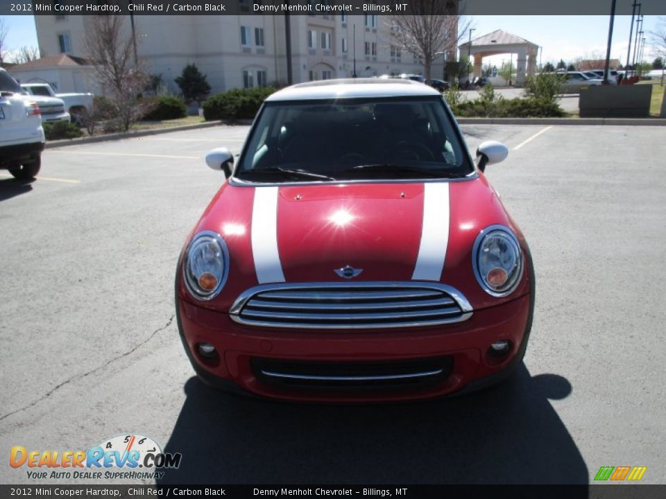 2012 Mini Cooper Hardtop Chili Red / Carbon Black Photo #8