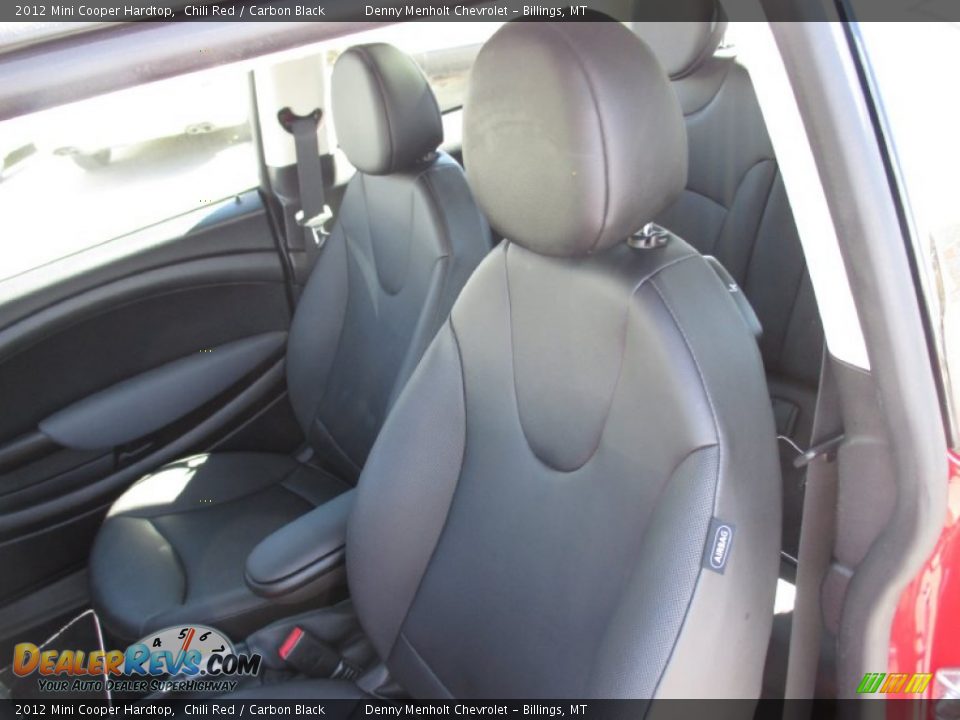 2012 Mini Cooper Hardtop Chili Red / Carbon Black Photo #10
