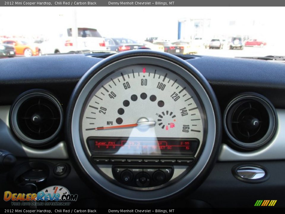 2012 Mini Cooper Hardtop Chili Red / Carbon Black Photo #12