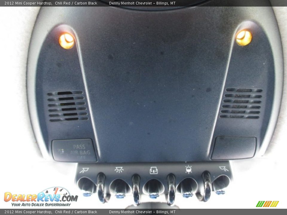 2012 Mini Cooper Hardtop Chili Red / Carbon Black Photo #14