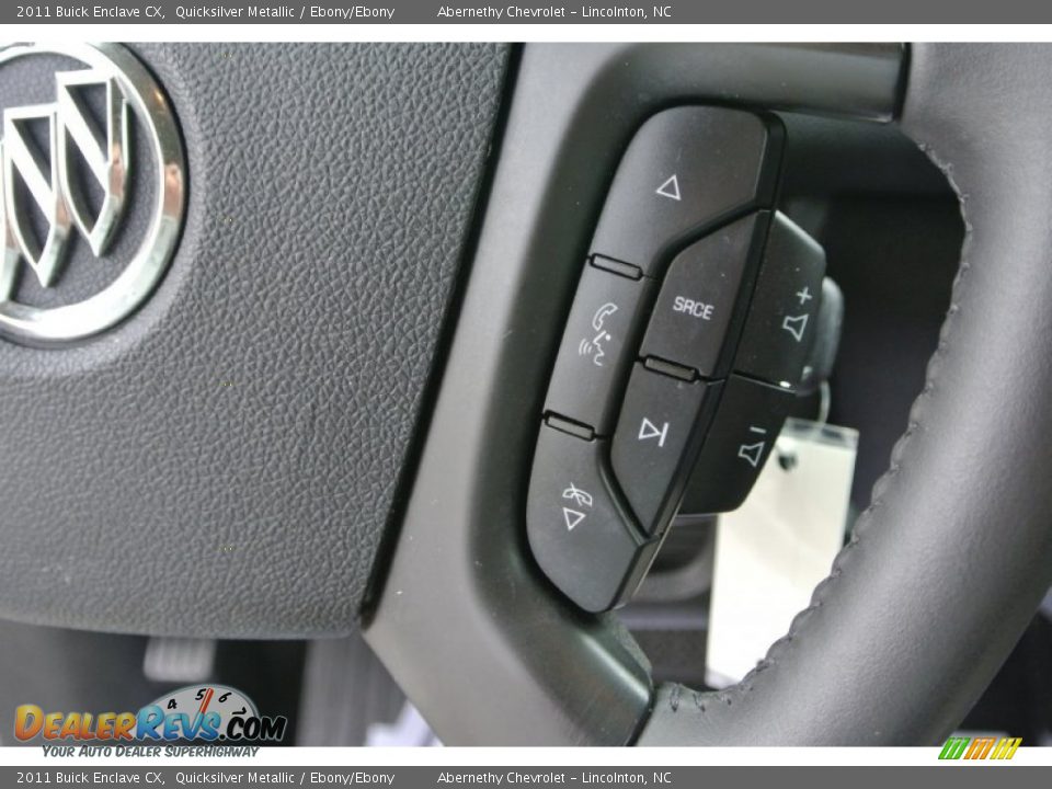 2011 Buick Enclave CX Quicksilver Metallic / Ebony/Ebony Photo #16