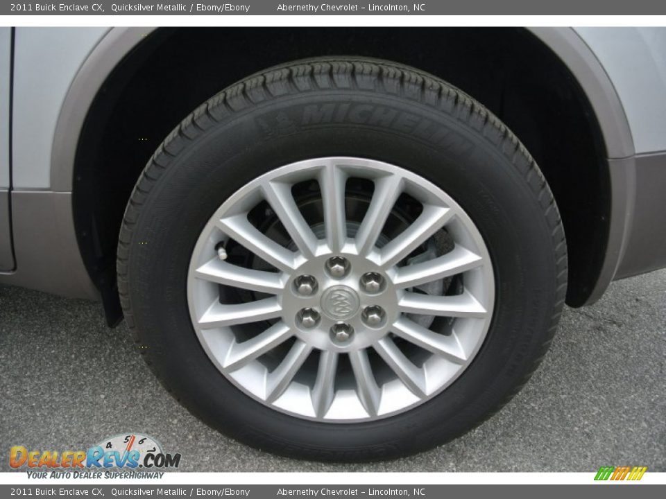 2011 Buick Enclave CX Quicksilver Metallic / Ebony/Ebony Photo #27