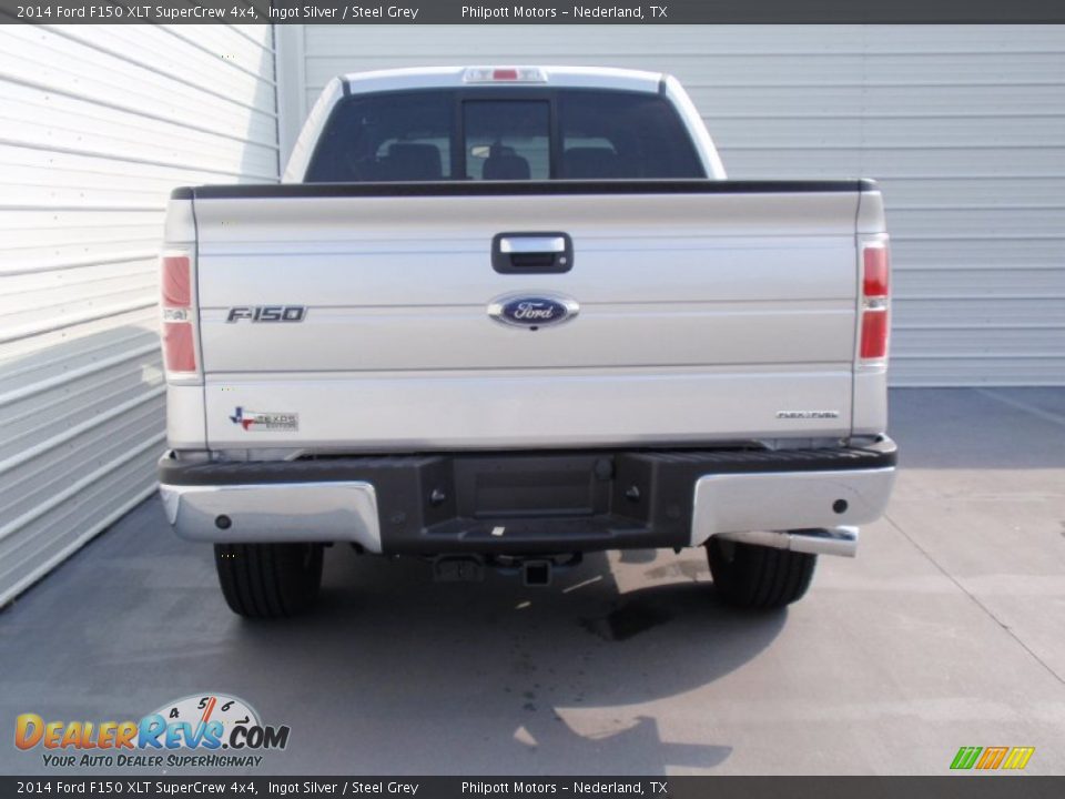 2014 Ford F150 XLT SuperCrew 4x4 Ingot Silver / Steel Grey Photo #5