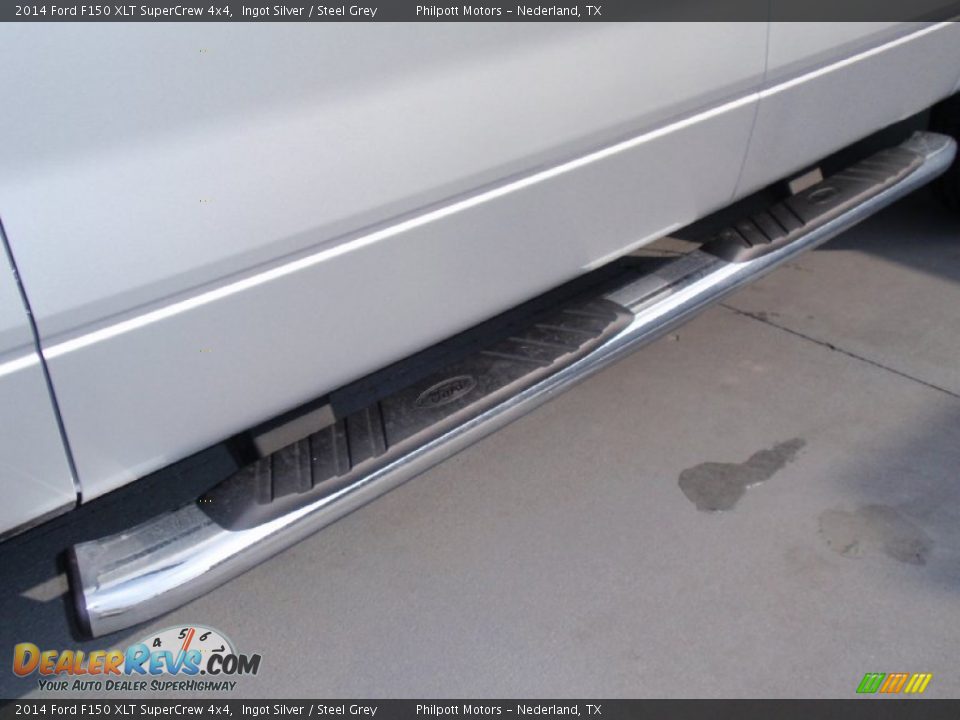 2014 Ford F150 XLT SuperCrew 4x4 Ingot Silver / Steel Grey Photo #14
