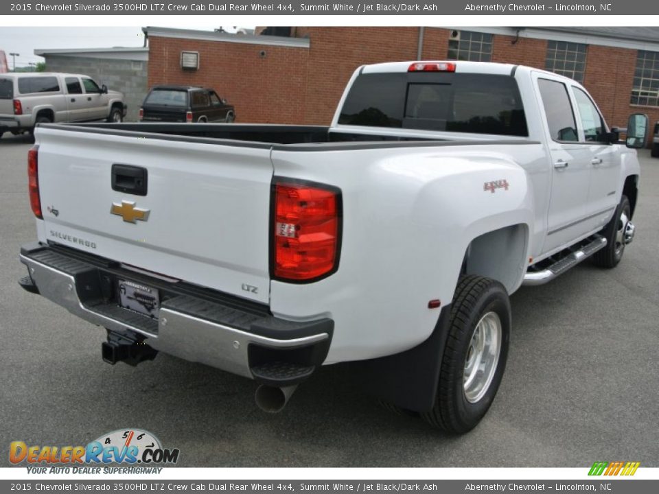 2015 Chevrolet Silverado 3500HD LTZ Crew Cab Dual Rear Wheel 4x4 Summit White / Jet Black/Dark Ash Photo #5