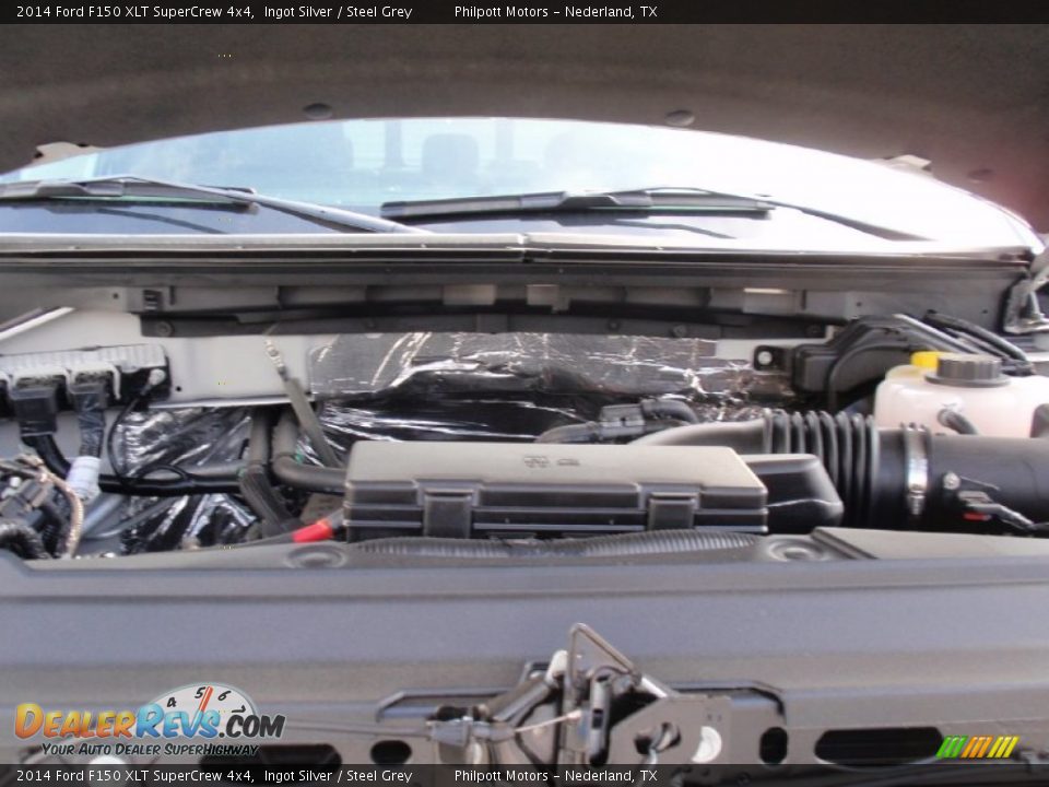2014 Ford F150 XLT SuperCrew 4x4 Ingot Silver / Steel Grey Photo #21