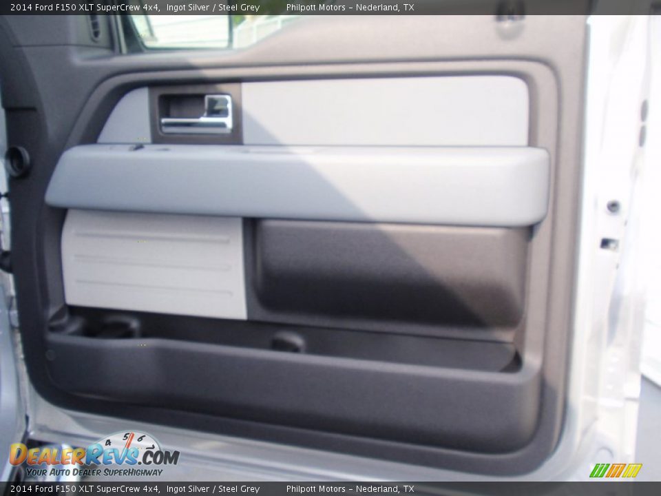 2014 Ford F150 XLT SuperCrew 4x4 Ingot Silver / Steel Grey Photo #22