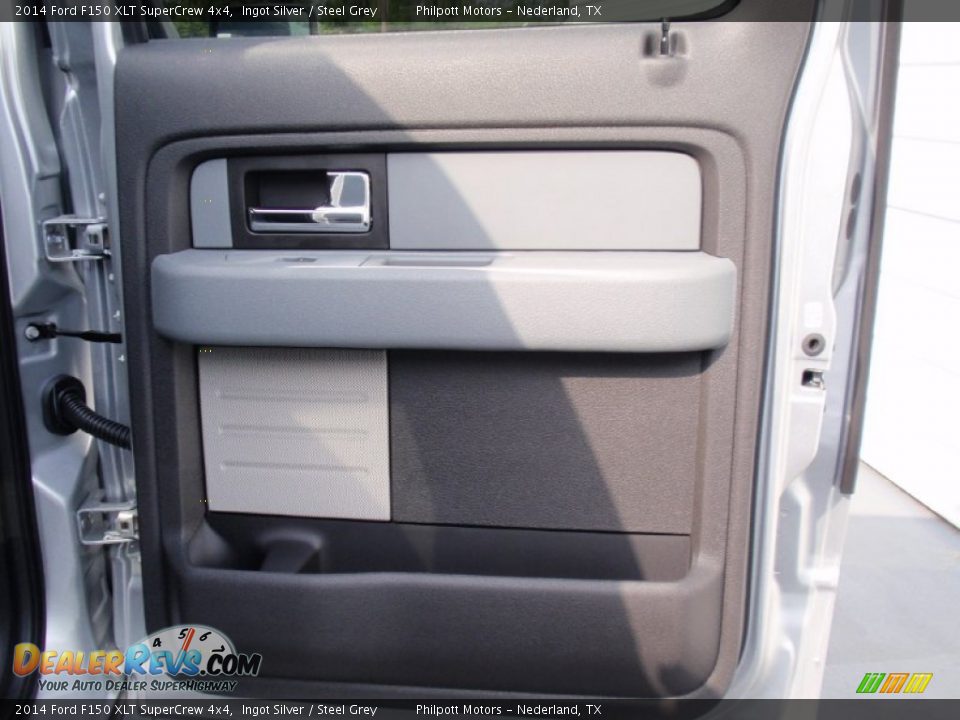 2014 Ford F150 XLT SuperCrew 4x4 Ingot Silver / Steel Grey Photo #25