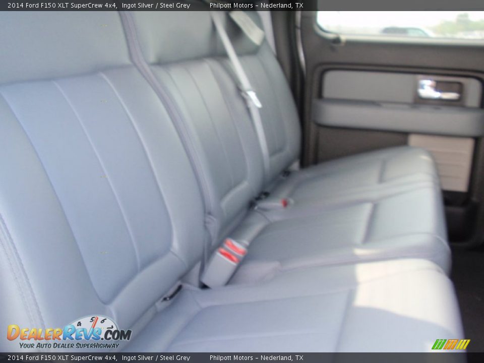 2014 Ford F150 XLT SuperCrew 4x4 Ingot Silver / Steel Grey Photo #26
