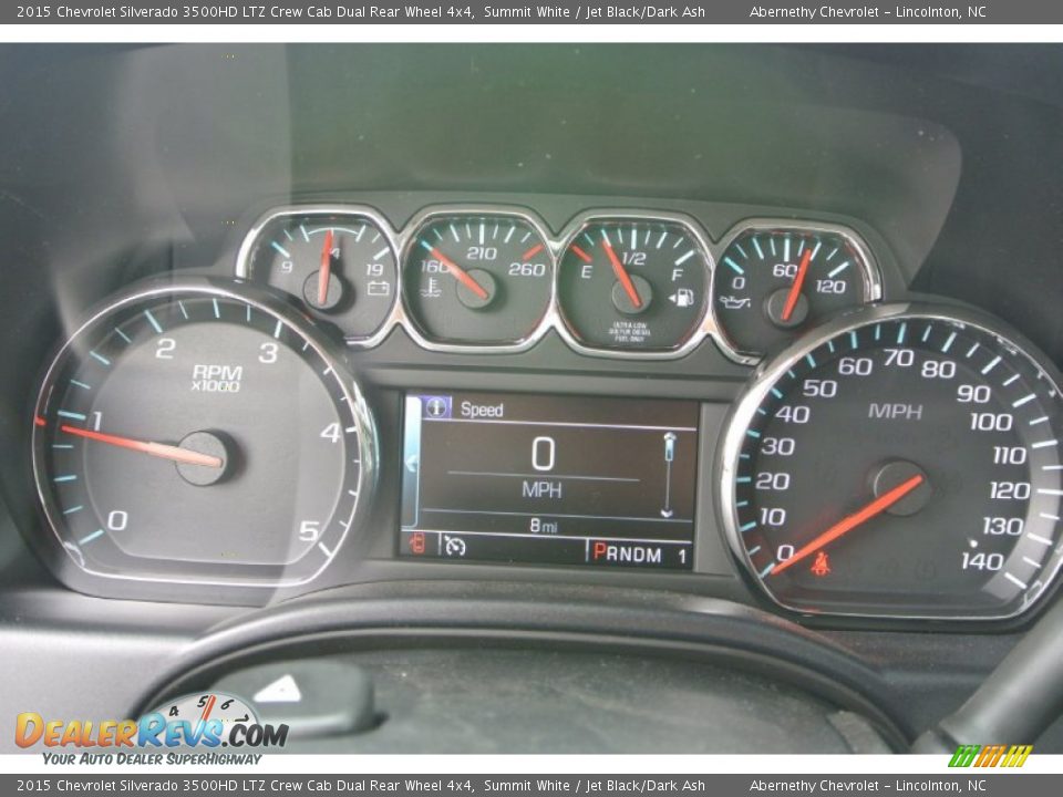 2015 Chevrolet Silverado 3500HD LTZ Crew Cab Dual Rear Wheel 4x4 Gauges Photo #14